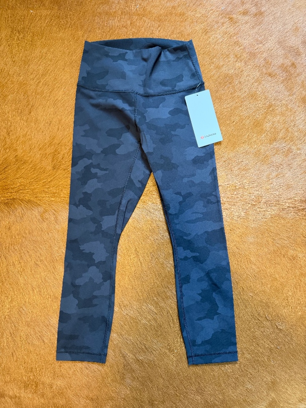 Lululemon Wunder Under HR Crop 23" - Camo (Size 6) | NWT